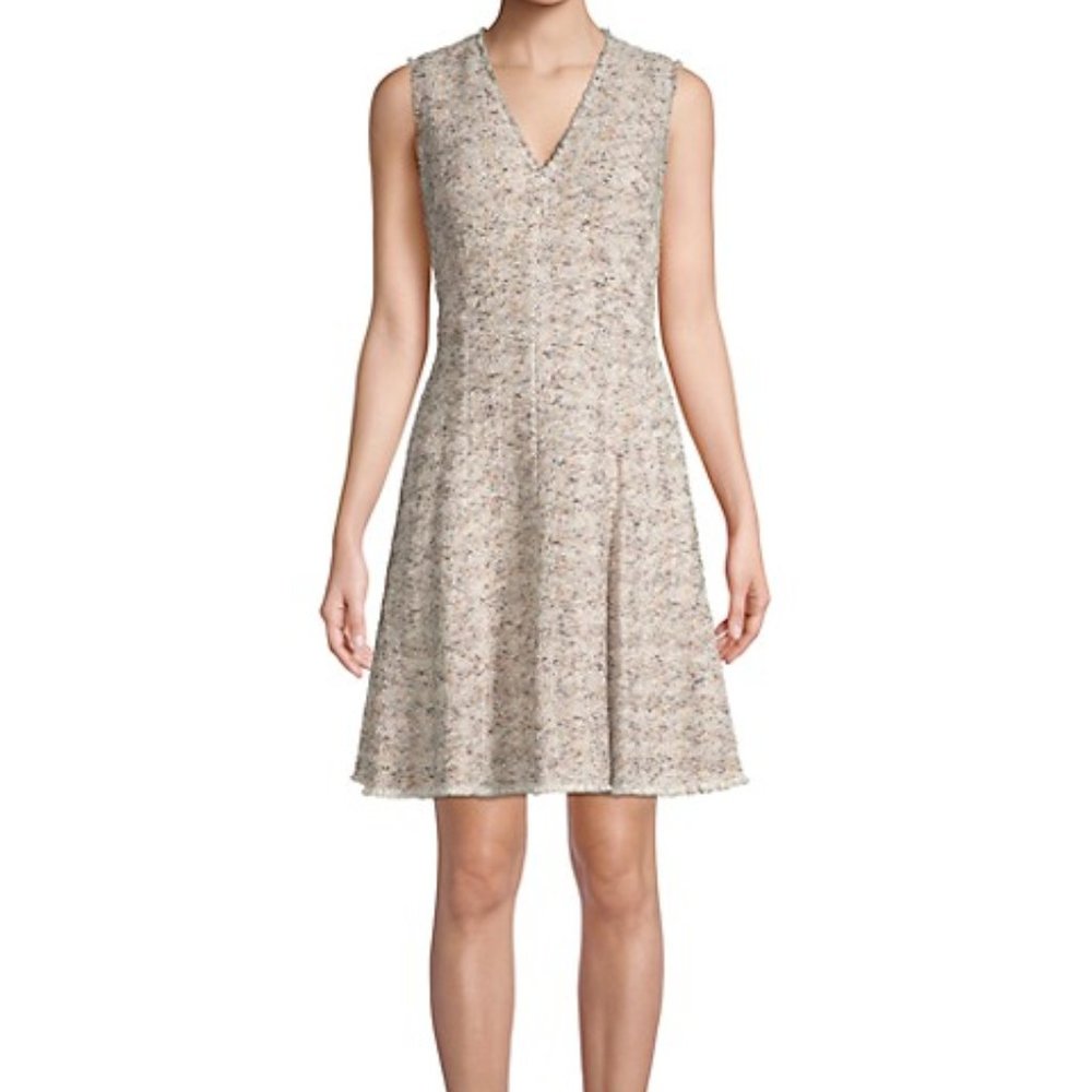 Rebecca Taylor Sparkle Tweed A-line Dress